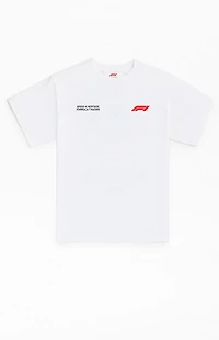 Formula 1 x Pacsun White Emblem T-Shirt