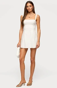 Edikted Hila Square Neck Mini Dress