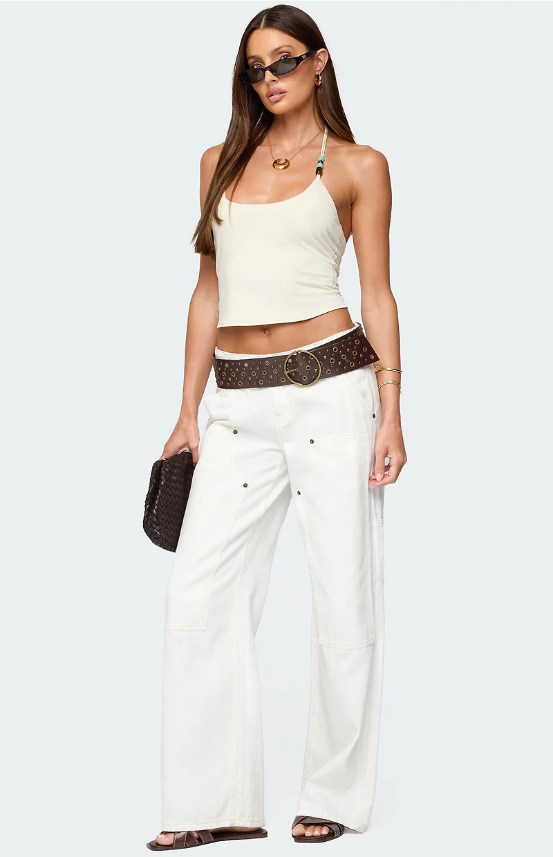 Edikted Radley Bead Halter Top