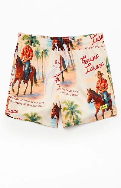Duvin Design Beach Ranch 4.5" Swim Trunks
