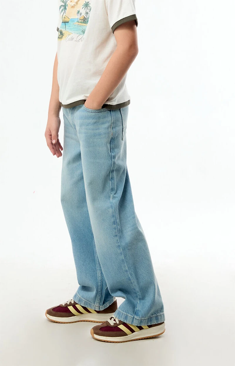 Pacsun Kids Light Blue Baggy Jeans