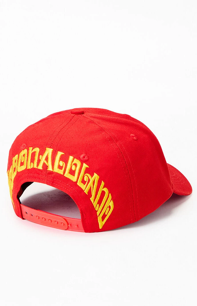 McDonaldland Red Big Logo Snapback Hat