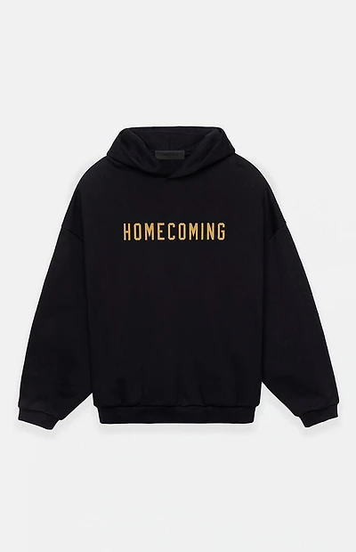 Fear of God ESSENTIALS Black Heavy Fleece Hoodie