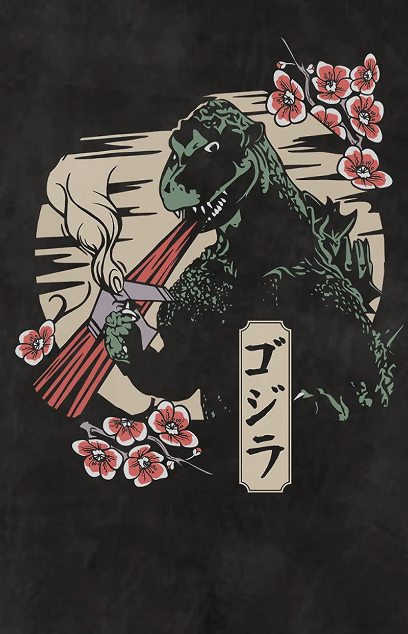 Godzilla Vintage-Inspired Crew Neck Sweatshirt