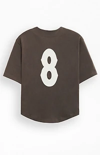 Pacsun Brown Outlaw Bounty Baseball Jersey