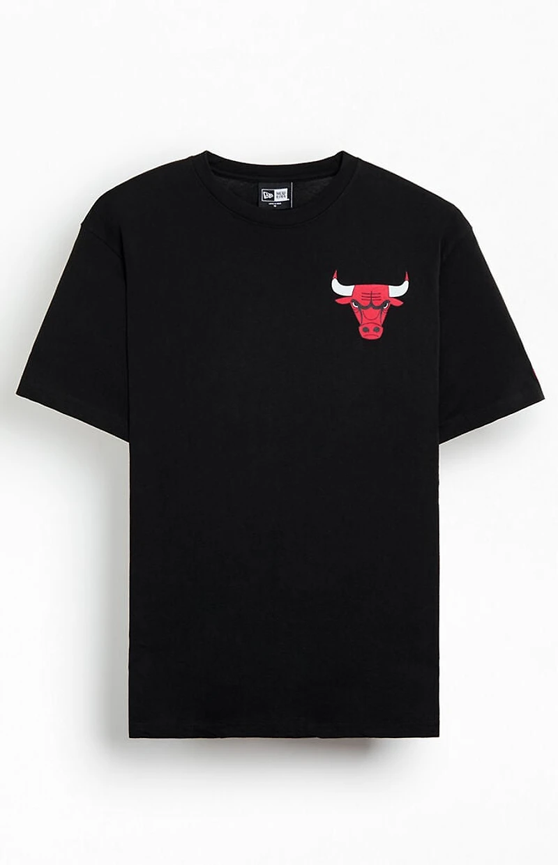 New Era Chicago Bulls Rings Cartoon T-Shirt
