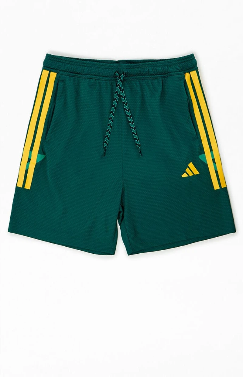 adidas Green Tiro Shorts