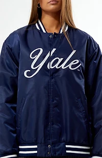 HYPE & VICE Yale Bulldogs A-Game Varsity Bomber Jacket