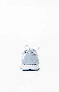 Reebok Women's Blue Classic Suede Sneakers