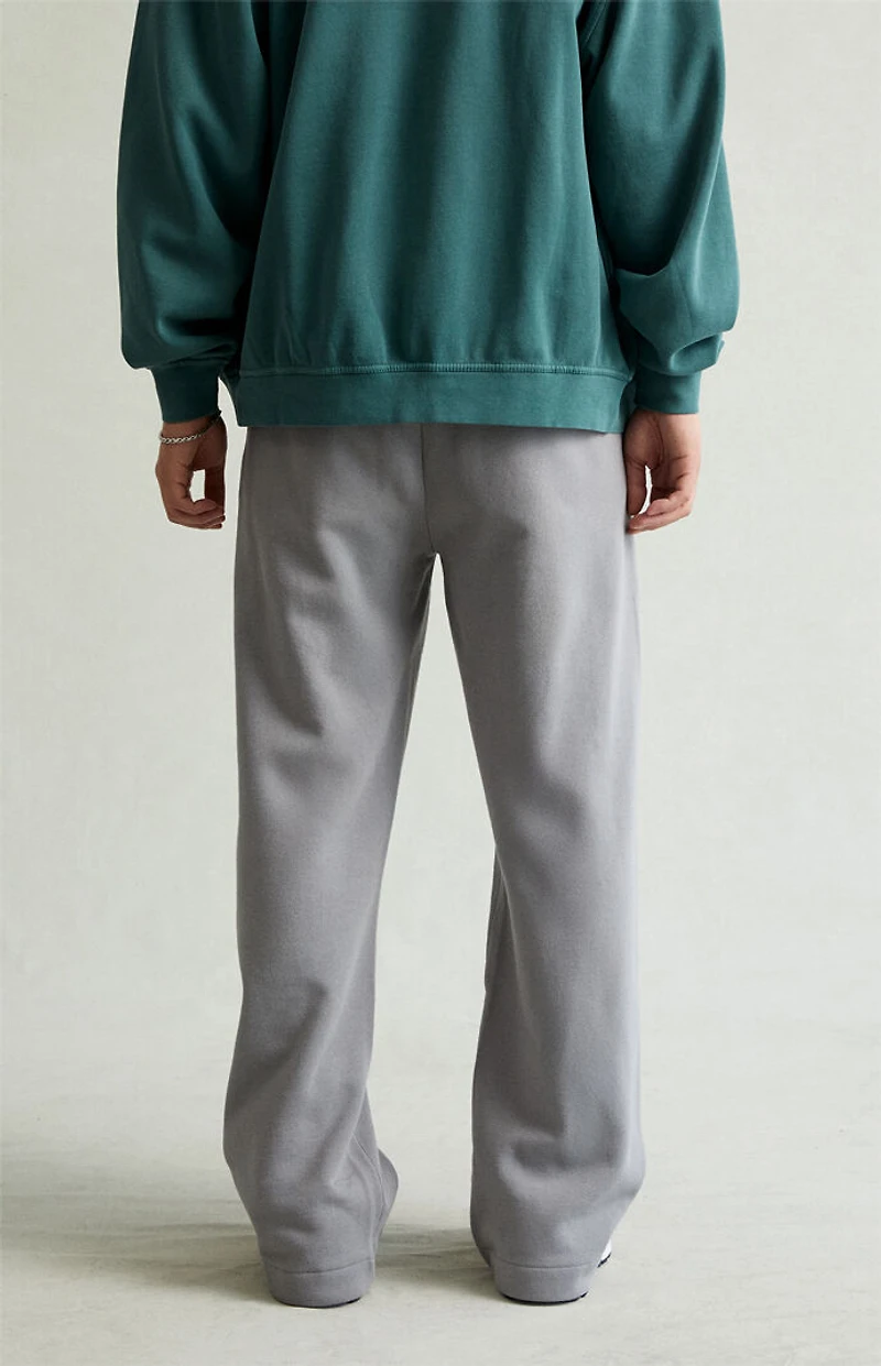 Pacsun Light Gray Fleece Extreme Baggy Sweatpants