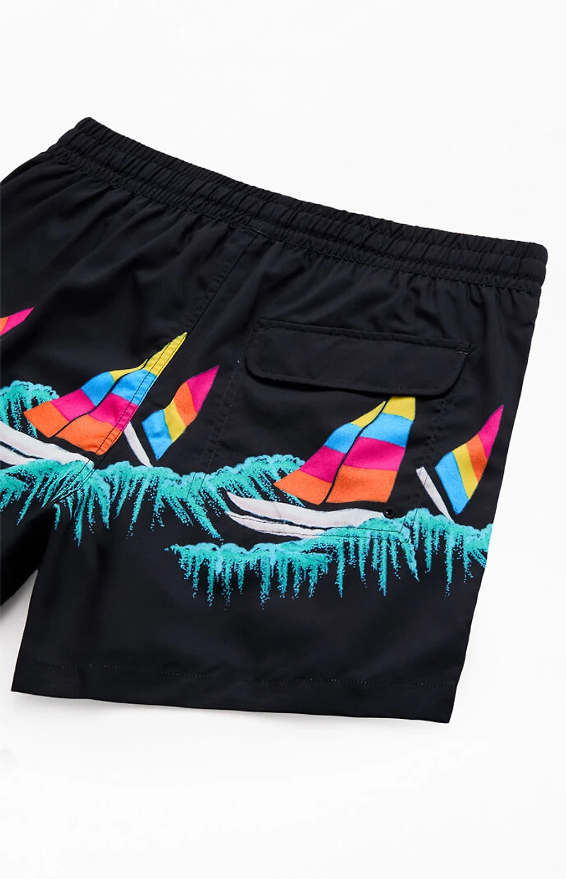 Duvin Design Sailing 4" Swim Trunks