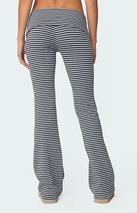 Edikted Kaeli Stripey Flared Leggings