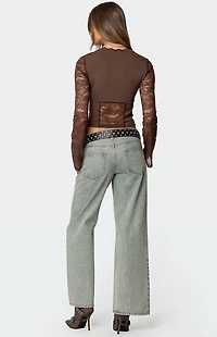 Edikted Stephi Lacey Split Front Top