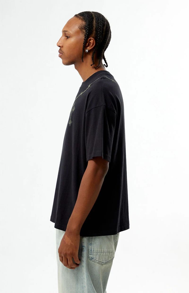Pacsun Barbed Cross Reverse T-Shirt