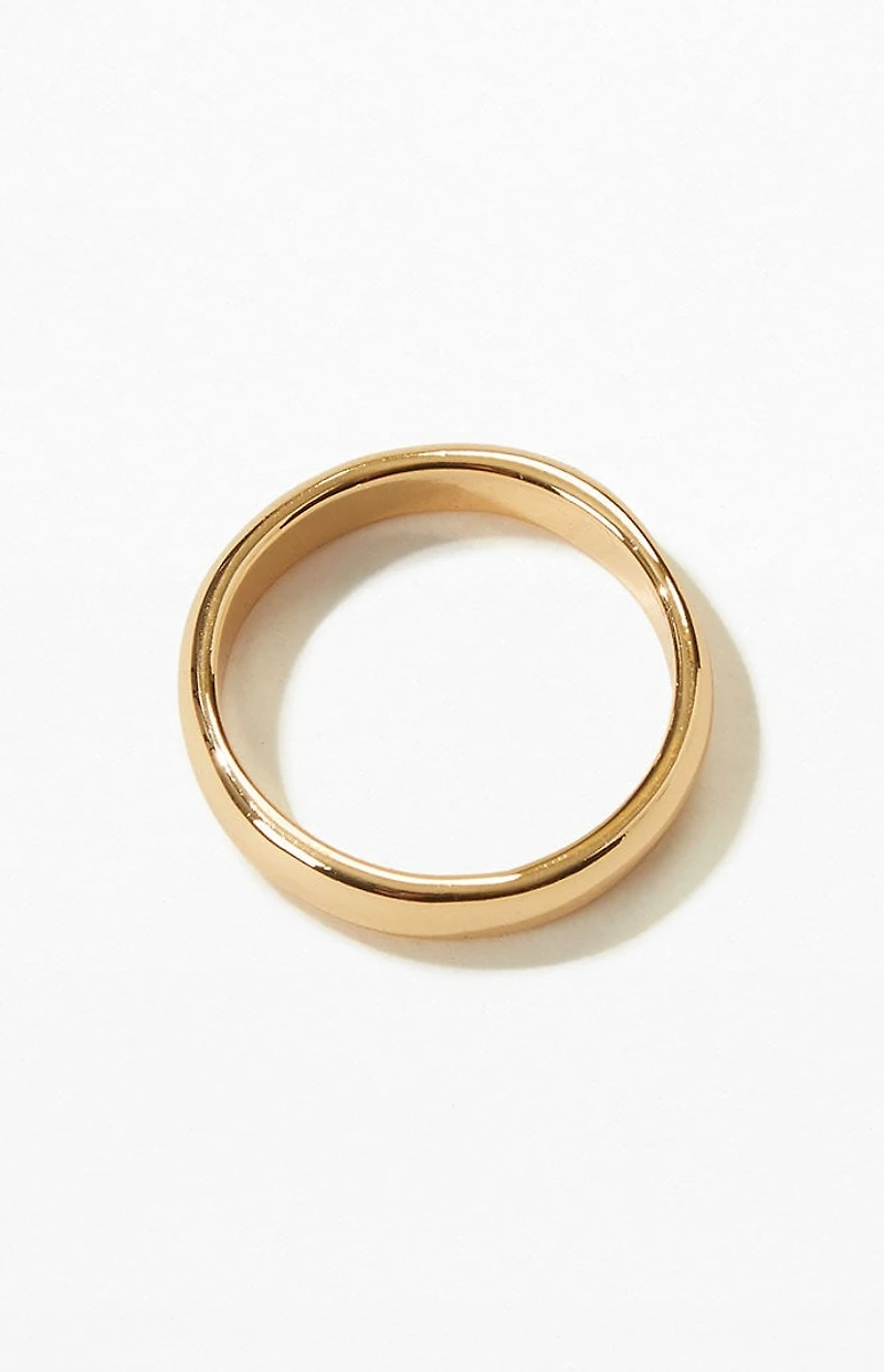 Pacsun Smooth Gold Ring