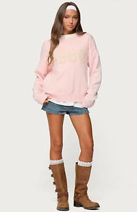 Edikted 1980 Oversized Knit Sweater