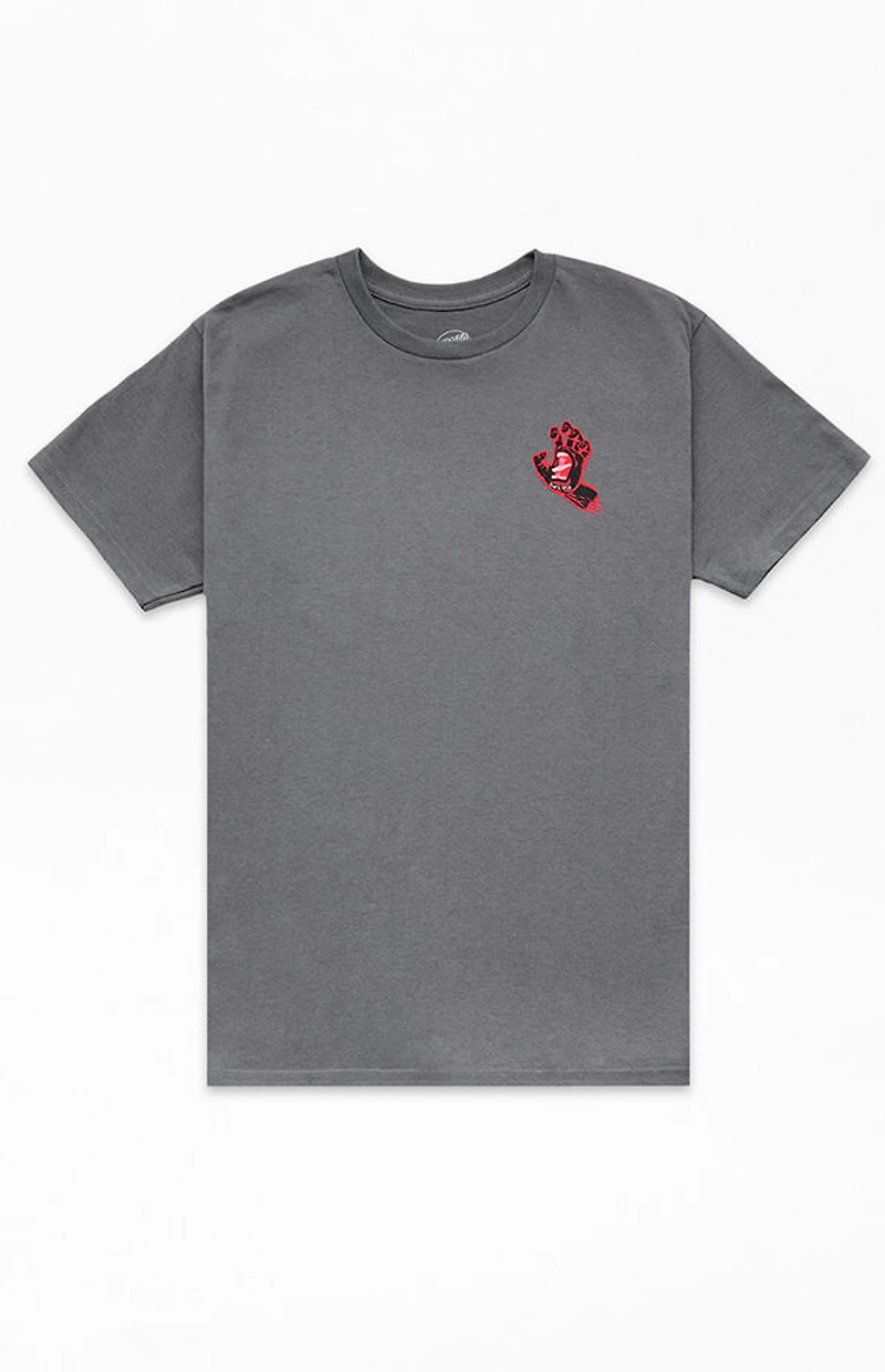 Santa Cruz Kids Charcoal Screaming Hand T-Shirt