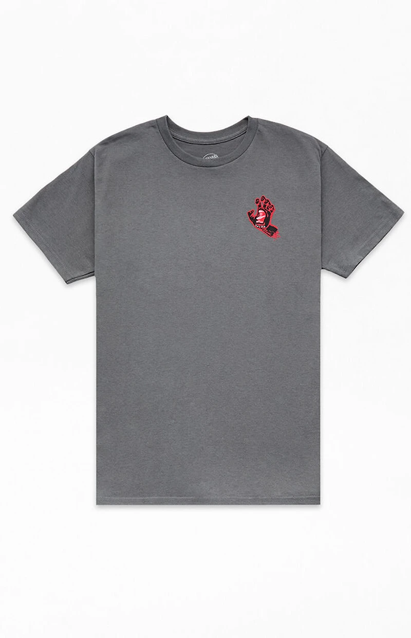 Santa Cruz Kids Charcoal Screaming Hand T-Shirt