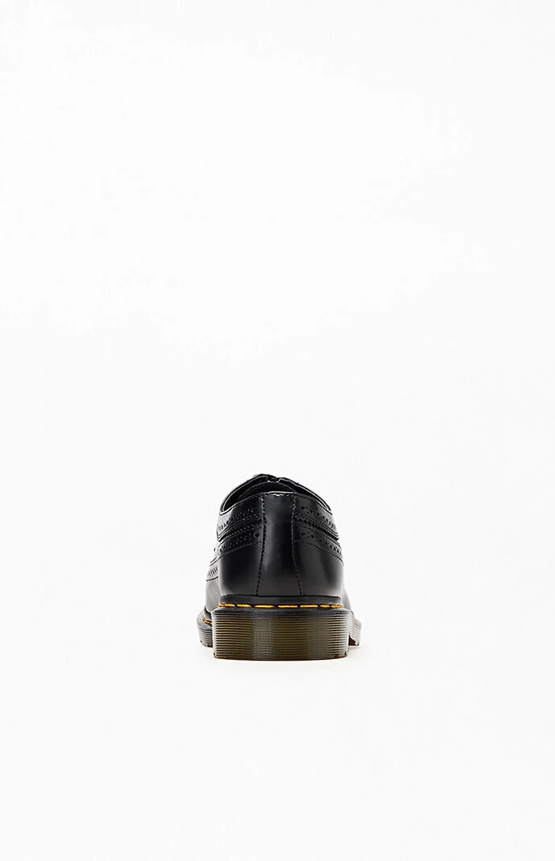 Dr Martens 3989 Ys Black Smooth Leather Loafers