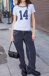 John Galt Hailie 14 Ringer T-Shirt