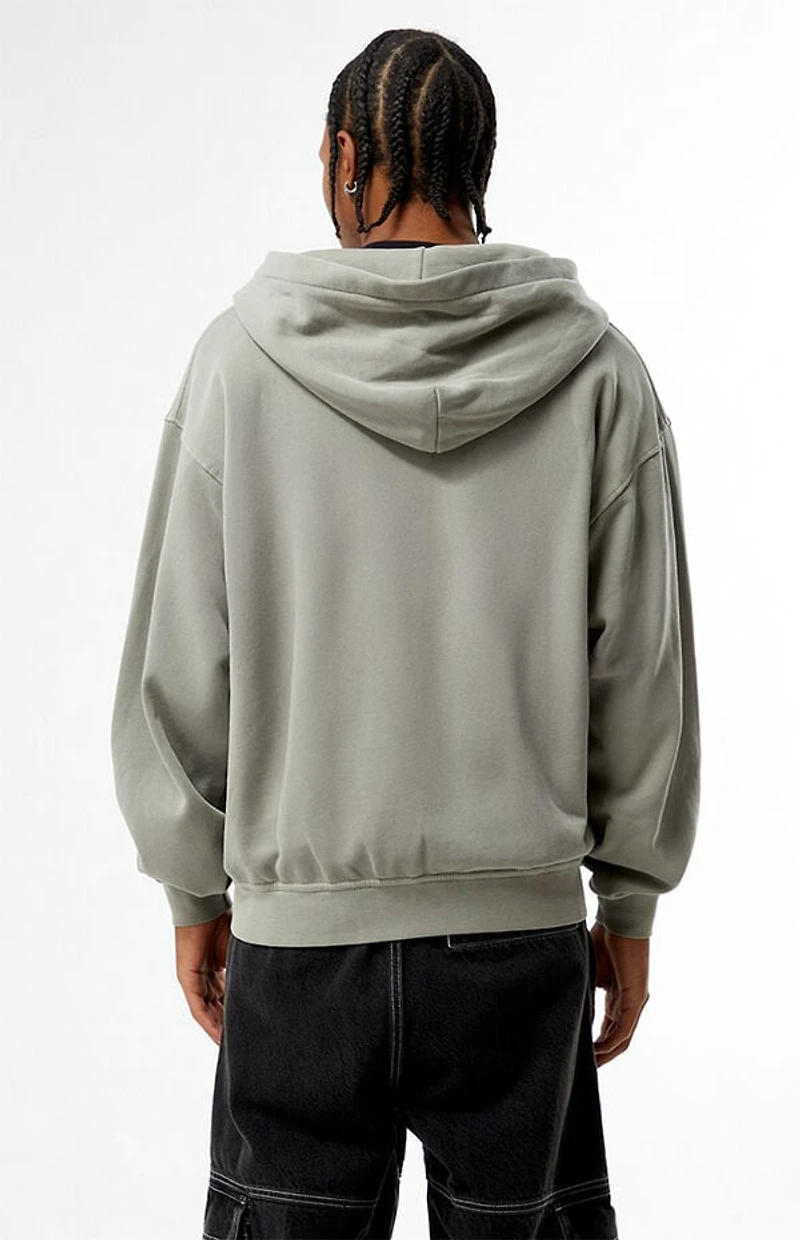 Pacsun Vintage Washed Full Zip Hoodie