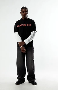 Netflix x Stranger Things Hellfire Club Dungeon Twofer Long Sleeve T-Shirt