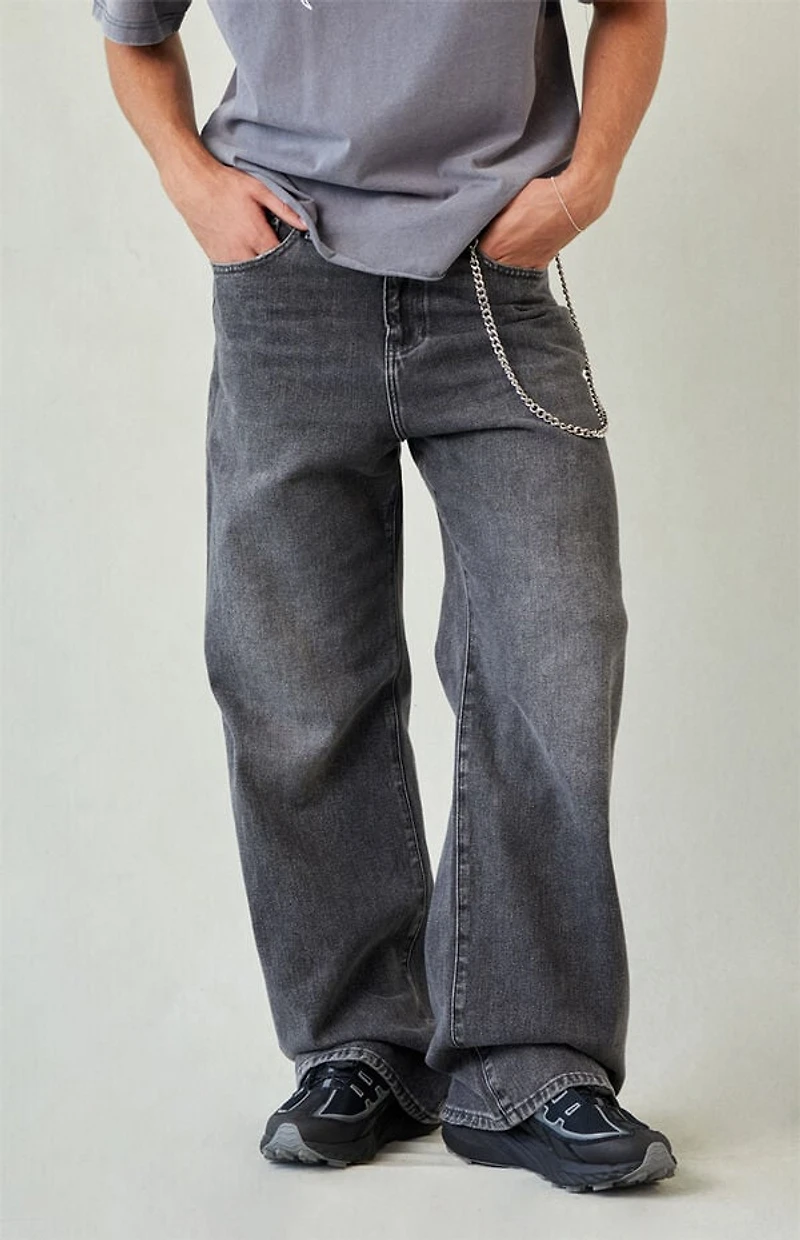Pacsun Blake Extreme Baggy Jeans Chain Gray