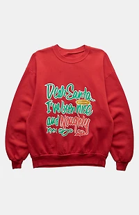 PS VINTAGE '90s Dear Santa... Crew Neck Sweatshirt