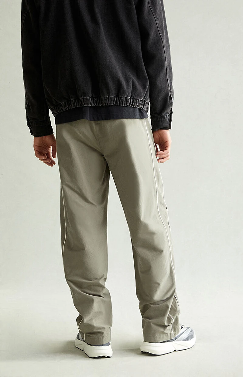 Pacsun Olive Bolton Baggy Track Pants