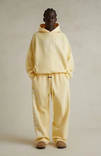 Fear of God ESSENTIALS Garden Yellow '90s Fit Fleece Hoodie