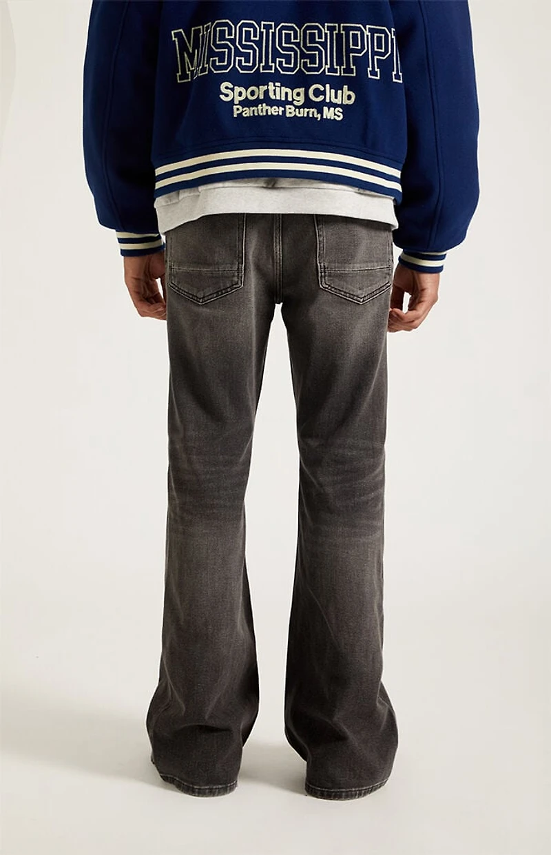 Pacsun Jordan Baggy Bootcut Jeans Washed Black