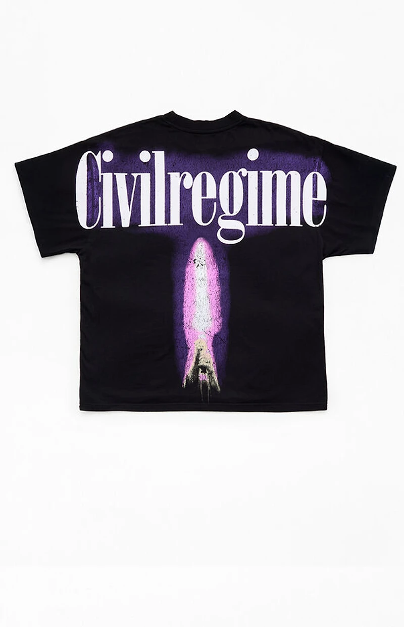 Civil x Star Wars Concrete Purple Crystal Oversized T-Shirt