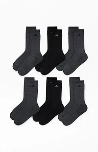 adidas 6-Pack Trefoil Crew Socks