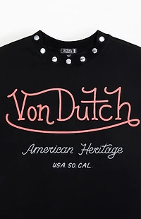 Von Dutch Studded Oversized T-Shirt