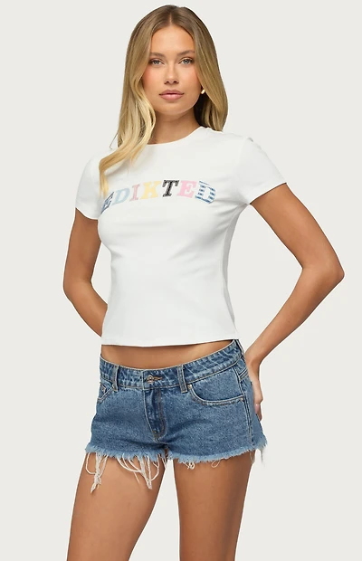 Edikted Patchwork Baby T-Shirt