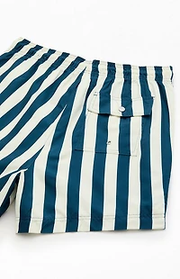 Pacsun Dune Striped 4.5" Swim Trunks