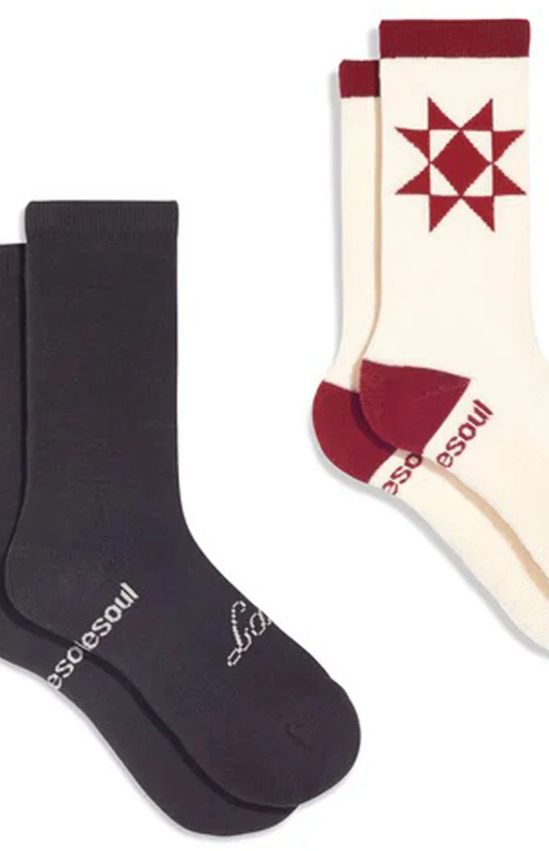 Doublesoul 2 Pack Mixed Orion High Crew Socks