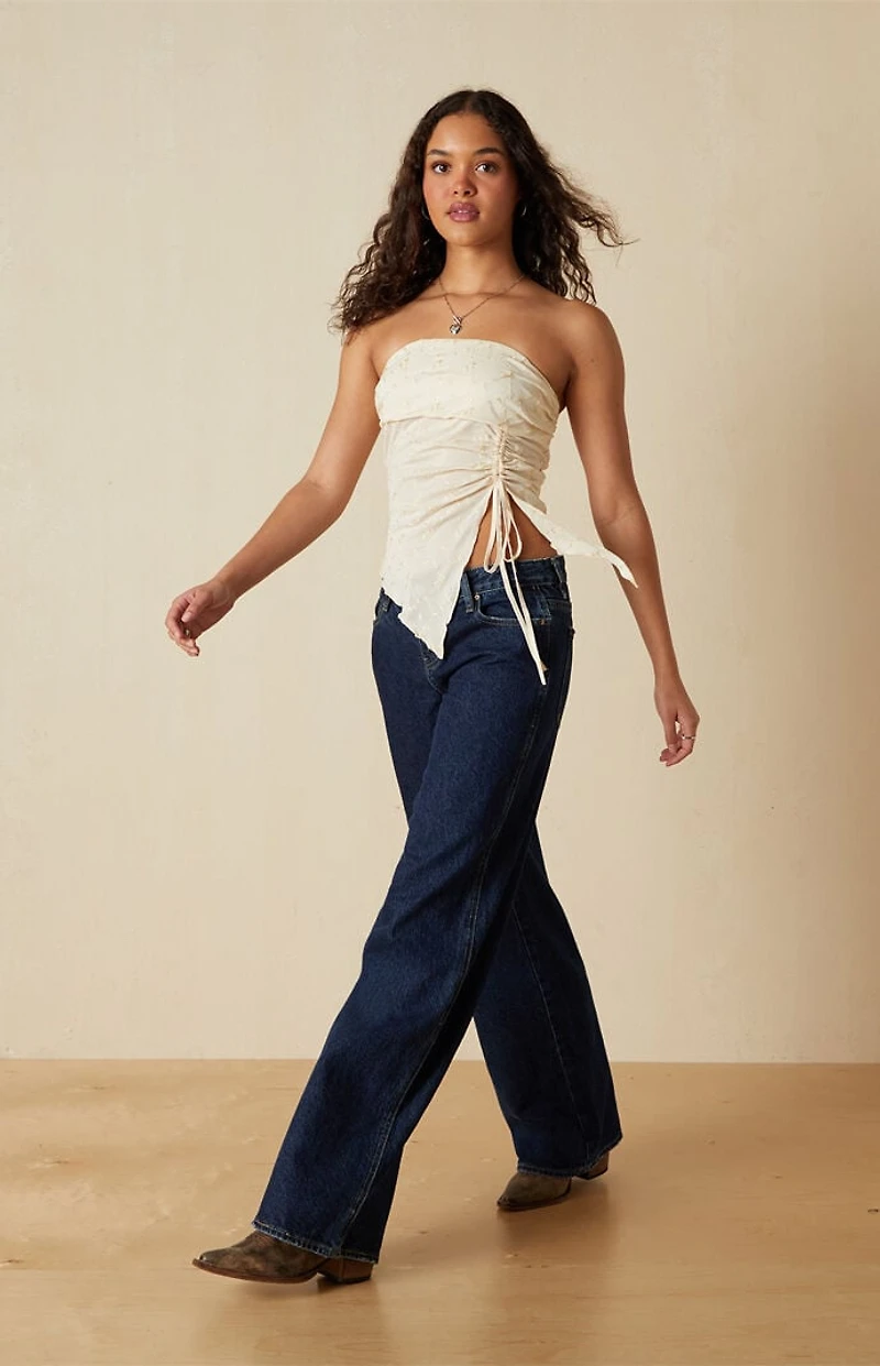 Your Favorite Alex Strapless Embroidered Tube Top