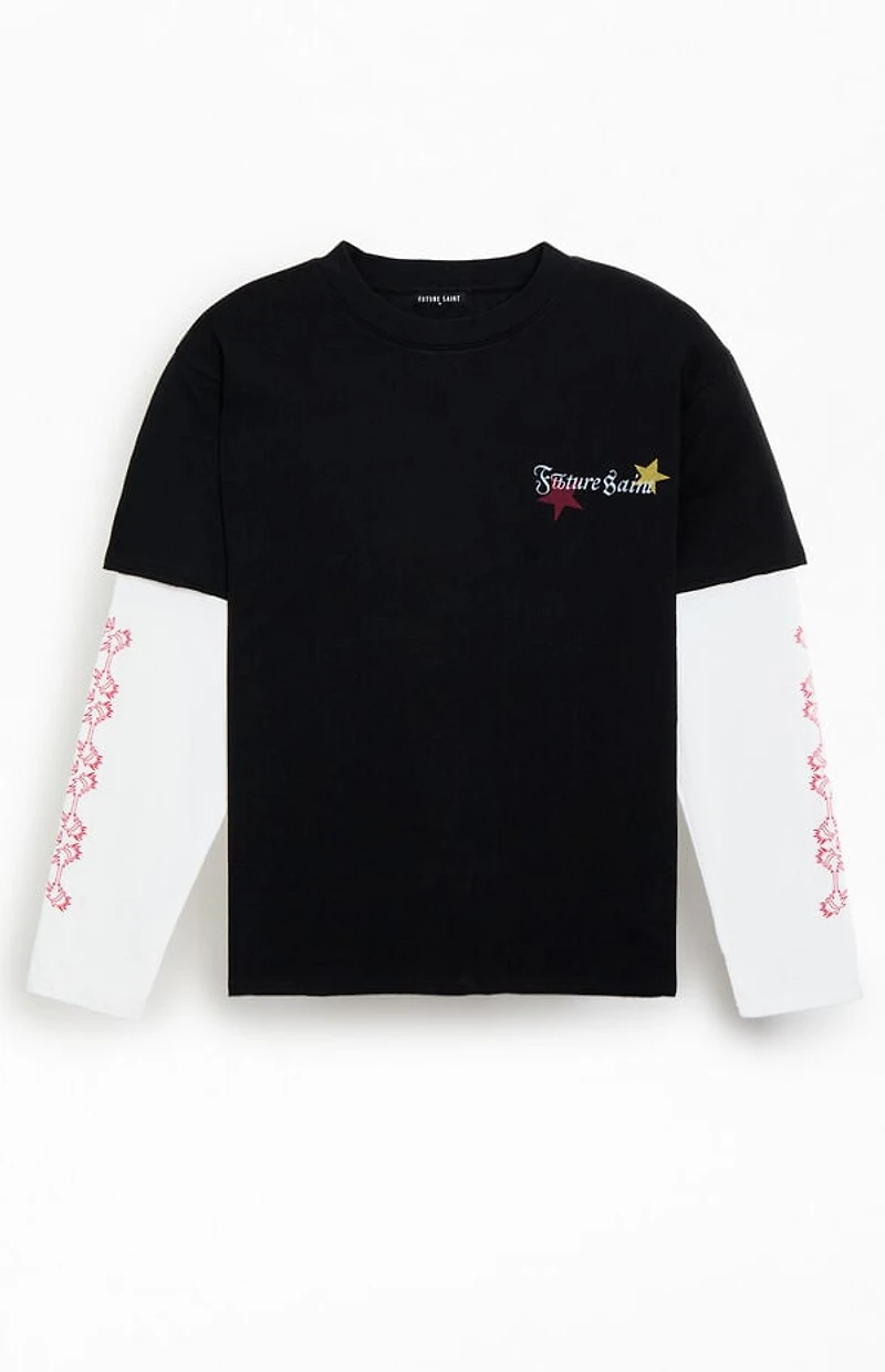 FUTURE SAINT Collision 2fer Long Sleeve T-Shirt