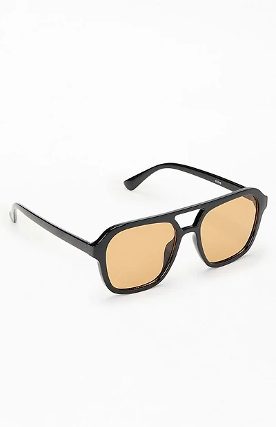 Pacsun Black Aviator Sunglasses
