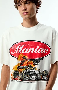 Pacsun Maniac Racing Cropped T-Shirt