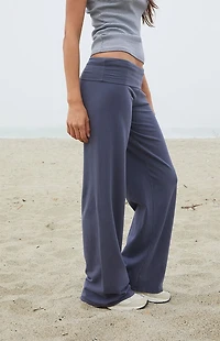 John Galt Medium Blue Priscilla Flare Pants