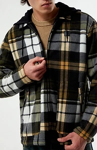 Hurley Easy Rider Hooded Sherpa Flannel Shirt