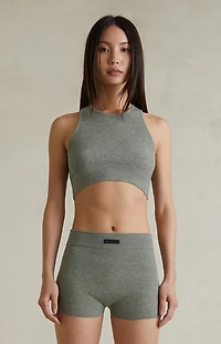 Fear of God ESSENTIALS Women's Concrete Heather Sport Knit Tank Top