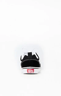 Vans Kids Black & White Knu Skool Shoes