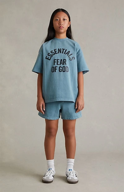 Fear of God ESSENTIALS Kids Faded Coastal Campus ’90s Short Sleeve T-Shirt