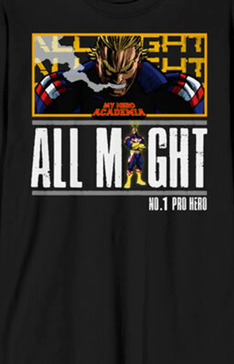 My Hero Academia All Might Panel Long Sleeve T-Shirt