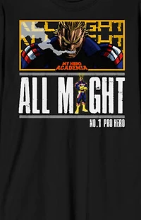 My Hero Academia All Might Panel Long Sleeve T-Shirt