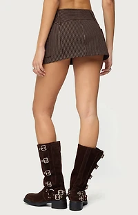 Edikted Lorna Pinstripe Mini Skort