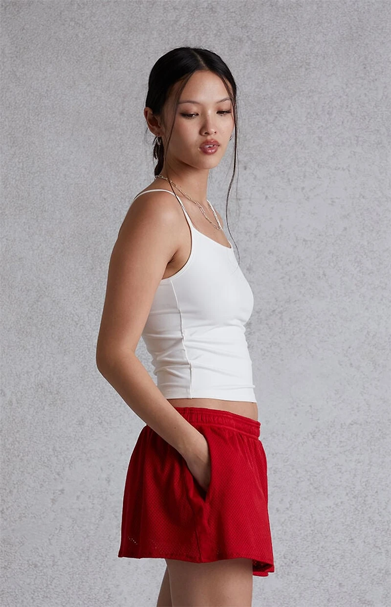 Modern Renewal Basketball Mesh Mini Skirt